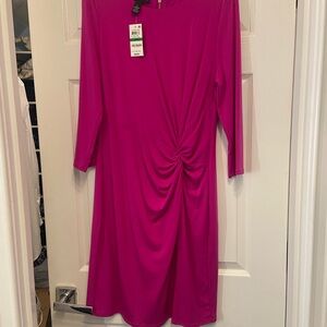 Elegant Fuchsia Dress